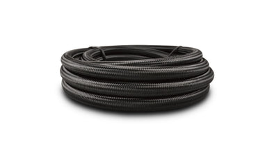 Vibrant -10 AN Black Nylon Braided Flex Hose (10 foot roll)