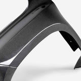 Seibon 2022 Nissan Frontier MB-Style Carbon Front Fibers Pair (2in rise 4in Wider)