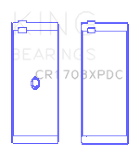 King Engine Bearings Chevrolet Custom Coated Performance Rod Bearing - Single (Size .001)