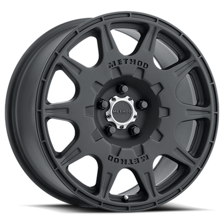 Method MR502 RALLY 17x8 +38mm Offset 5x108 63.4mm CB Matte Black Wheel