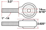 SPC Performance xAxis Rod End Ball Joint