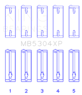 King Engine Bearings Mazda B6/B6-T/ZM/B3/B5 Main Bearing Set - Size STDX