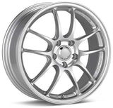 Enkei PF01 18x10.5 5x114.3 15mm Offset 73mm Bore Silver Wheel
