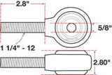SPC Performance xAxis Rod End Ball Joint