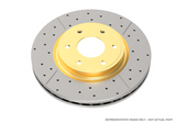 DBA 98-02 Acura CL 4 Cyl Front Street Series Drilled & Slotted Rotor w/Gold Hat