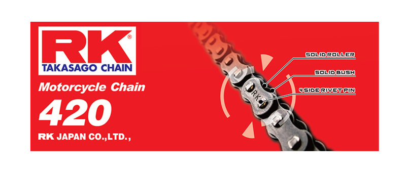 RK Chain RK-M 420-128 - Natural