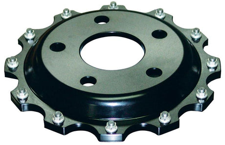 DBA 2008+ Mitsubishi EVO 10 T3 5000 Series Drilled and Slotted Front Replacement Rotor w/NAS Nuts KP