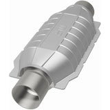 MagnaFlow Univ Cat Conv 2.25in Inlet/Outlet Ctr/Ctr Oval 12in Body L x 6.5in W x 16in Overall L