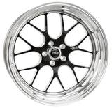 Weld S77 20x8 / 5x120mm BP / 4.3in BS Black Wheel (High Pad)