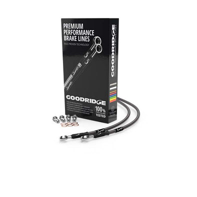 Goodridge Suzuki GSXR600/750 K4-K5 Carbon Rear SS Brake Lines