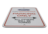 Ford Racing Ford Performance Parking Only Sign