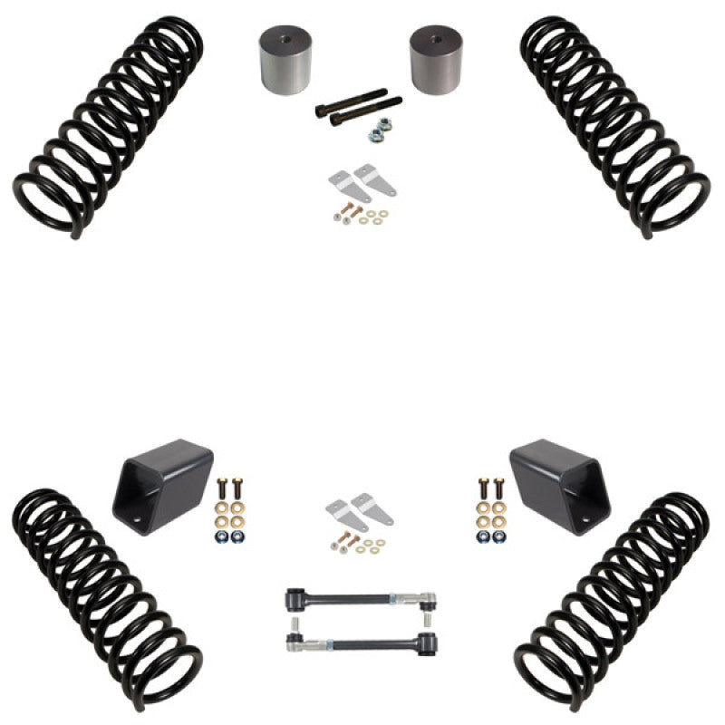 Synergy 07-18 Jeep Wrangler JKU 4 DR 2.0in Lift Starter Kit RHD Compatible