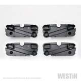 Westin R5 LED Light Kit - 4 End Caps Integrated LED Lights w/ Wiring Harness - Black
