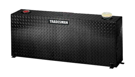 Tradesman Aluminum L-Shape Liquid Storage Tank (80 Gallon Capacity) - Black