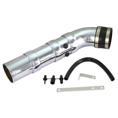 Spectre Universal Intake Tube Kit 3in. - Chrome ABS