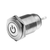 Oracle Pre-Wired Power Symbol On/Off Flush Mount LED Switch - Amber