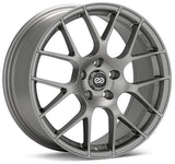 Enkei Raijin 18x9.5 35mm Inset 5x114.3 Bolt Pattern 72.6 Bore Dia Titanium Gray Wheel *SPECIAL ORD*