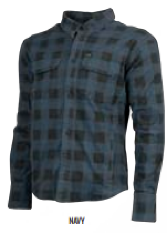 Speed and Strength True Grit Armored Motoshirt Navy/Black - Large