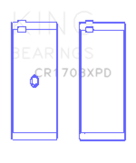 King Engine Bearings Chevrolet Custom Performance (Size STDX) Connecting Rod Bearing Set