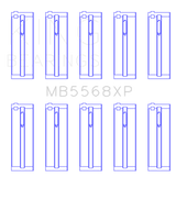 King Engine Bearings Acura D16A1/97-01 Honda H22A4/98+ F23A Performance Main Bearing Set - Size STDX