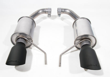 Roush 15-26 Mustang V6 / EcoBoost Black Tip Axle Back Exhaust