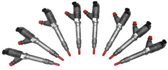 Exergy 07.5-10 Chevrolet Duramax 6.6L LMM Reman 100% Over Injector - Set of 8