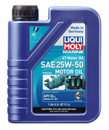 LIQUI MOLY 1L Marine 4T Motor Oil SAE 25W50