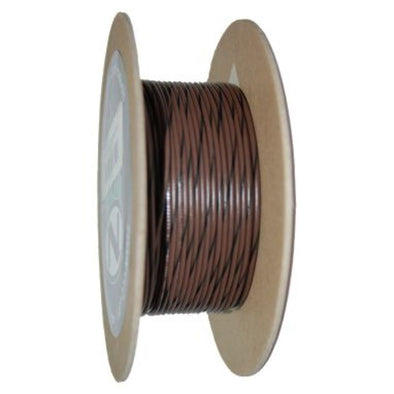 NAMZ OEM Color Primary Wire 100ft. Spool 18g - Brow/Black Stripe