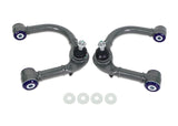 SuperPro 03-09 Lexus GX470 / Toyota 4Runner Sport 4WD Front Upper Fixed Offset Control Arm Set