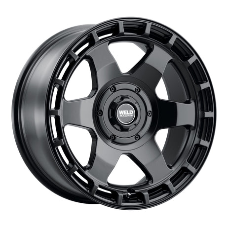 Weld Off-Road Ridge 20x9 - 8x180 BP - ET0 - 124.3mm CB - Satin Black Wheel