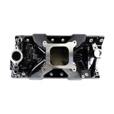 Edelbrock Chevy SB Victor Jr. 23 Degree Black Plasma Intake Manifold