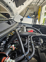 J&L 23-25 Ford Ecoboost 2.0 Oil Separator PCV Side - Clear Anodized