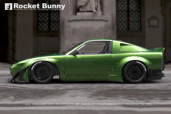 GReddy RPS13 V2 Rocket Bunny Aero Side Skirts Only