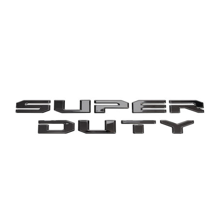 Putco 2023 Ford Super Duty Tailgate Letter (Black Platinum)