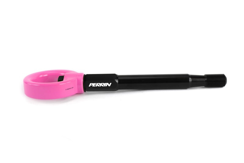 PERRIN 08-14 Subaru WRX/STI (Sedan) / 20-25 Outback All Models Tow Hook Kit (Rear) - Hyper Pink