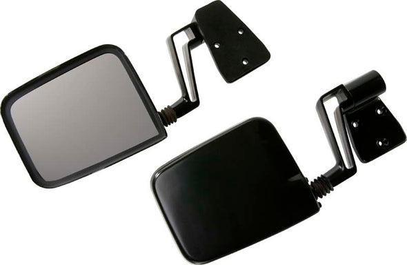 Kentrol 88-06 Jeep Wrangler YJ/TJ Mirror Kit Pair - Powdercoat Black