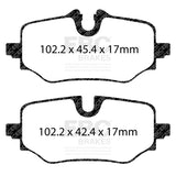EBC 23-26 BMW X1 U11 2.0L (t) Yellowstuff Rear Brake Pads