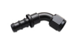 Vibrant Push-On 60 Degree Hose End Elbow Fitting Size -12AN