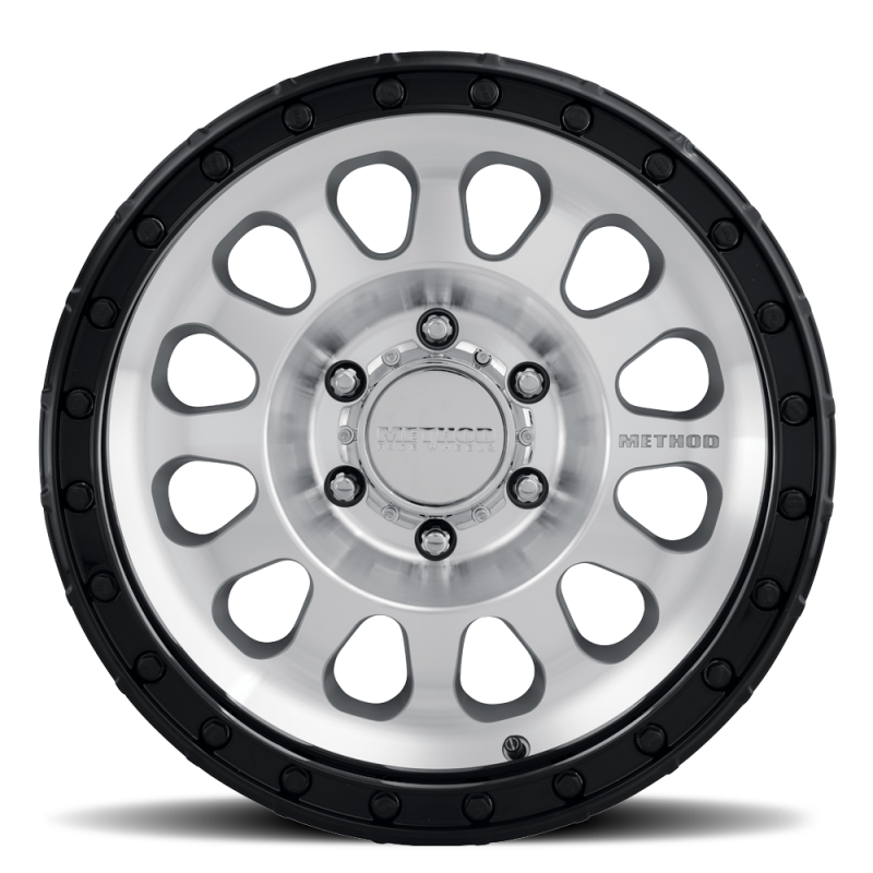Method MR315 17x8.5 +25mm Offset 8x180 BP 130.81mm CB Machined Wheel - Gloss Black Lip