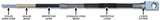 Camburg 05-23 Toyota Tacoma / 03-24 4-Runner Stock Length Front Brake Line Kit
