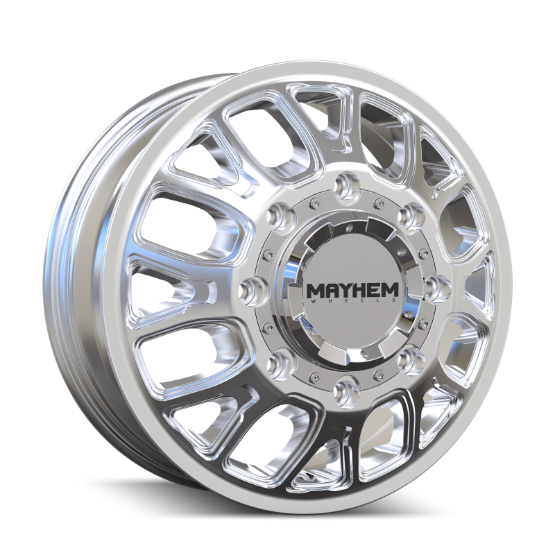 Mayhem 8107D Cogent Dually 17x6.5 / 8x165.1 BP / 125mm Offset / 121.3mm Hub Polished Wheel