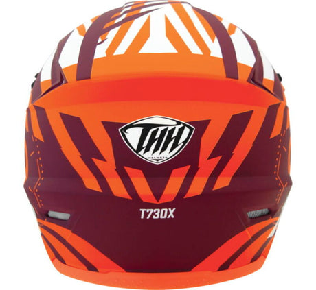 THH Helmets T730X Twister Purple/Orange Youth - Small