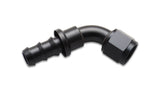 Vibrant Push-On 60 Degree Hose End Elbow Fitting Size -12AN