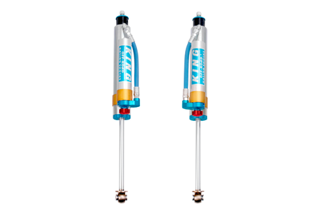 King Shocks 07-18 Jeep Wrangler JK Front 2.5 Dia Piggy Hose Res Shock 6in Lift w/Adjuster (Pair)