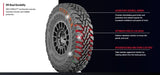Yokohama Geolandar M/T G003 SXS Tire - 33X9.50R15 104Q