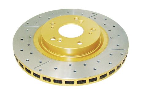DBA 07-15 Acura CSX Type-S Front Street Series Drilled & Slotted Rotor w/Gold Hat