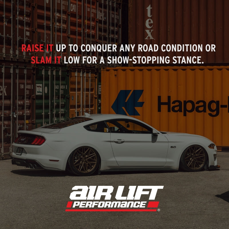 Air Lift Performance 15-23 Ford Mustang S550/24-25 S650 Air Suspension Front Kit