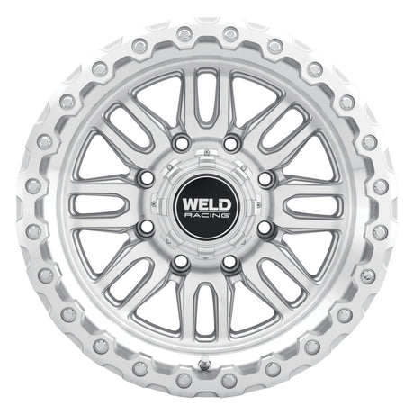 Weld Off-Road Swift 17x9in - 8x170 BP - ET-12 - 125.1mm CB - Gloss Silver Machined Wheel & Ring