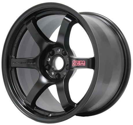 Gram Lights 57DR 17x9.0 +38 5x100 Semi Gloss Black Wheel