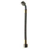 Fragola -8AN Hose Assembly Straight x 45 Degree Alum Nut 96in